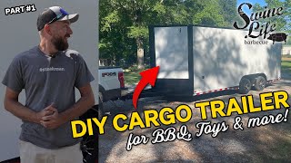 DIY Cargo Trailer Conversion | BBQ Trailer, Toy Hauler, Sleeping Quarters &amp; More!