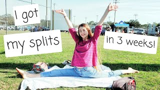 I Got My Splits In 3 Weeks Before & After Video