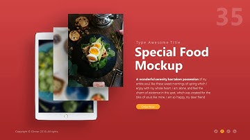 Dinner - Food Powerpoint Template - Graphicriver