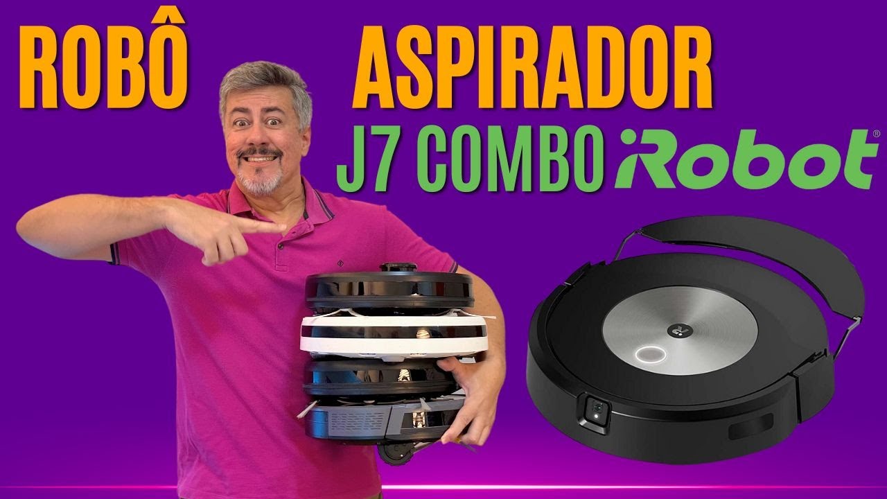 iRobot Combo J7 Robot vacuum cleaner that sweeps, vacuums and mops