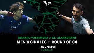 FULL MATCH | Maharu YOSHIMURA vs Ali ALKHADRAWI | MS R64 | #SaudiSmash 2024