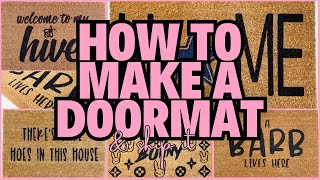 Making a doormat & how I ship it! | Made by Mary Mack