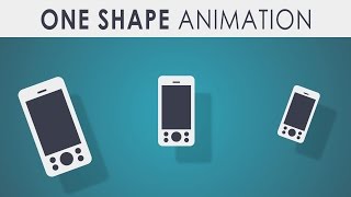 One shape animation / motion graphics tutorial