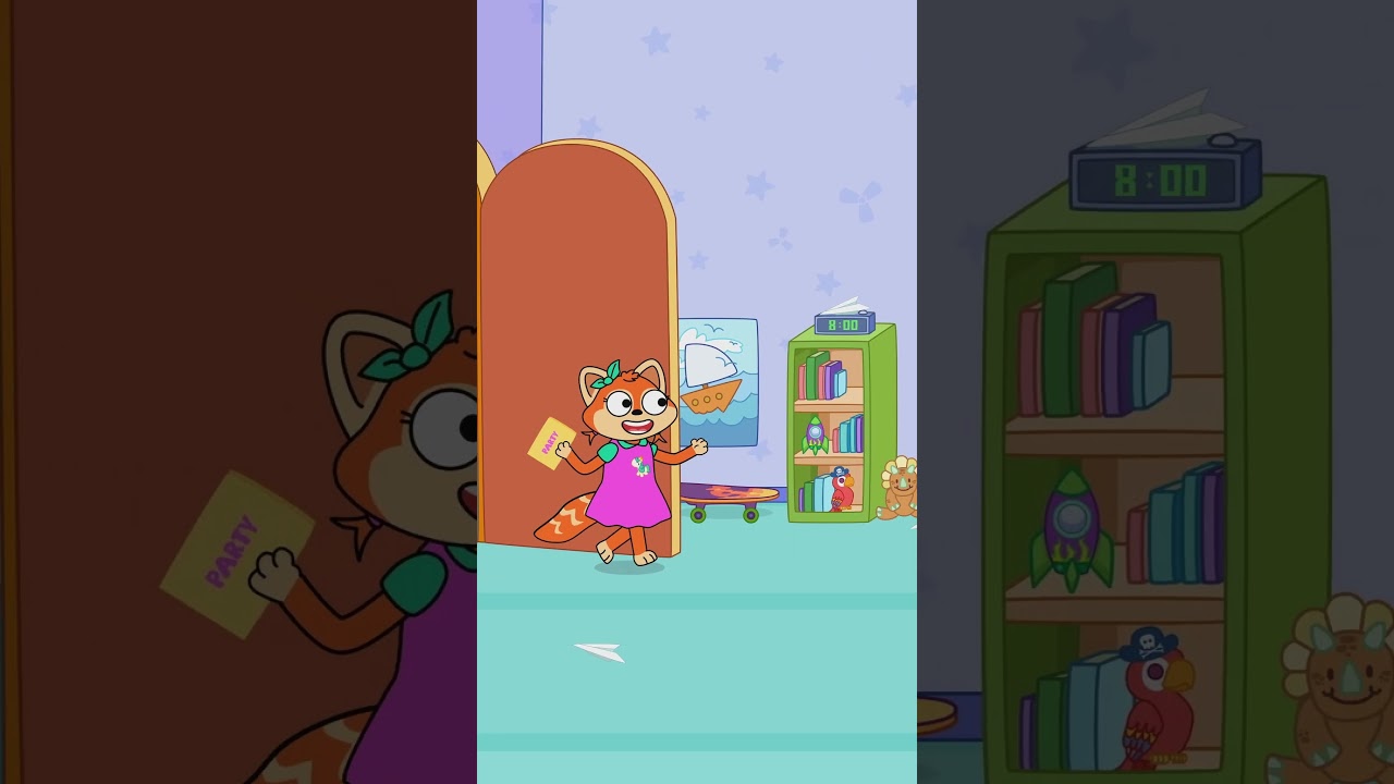 Cartoon for Kids: 🥳 Hippo's Party Invitation + Bamboo's Excitement 🎉 | Stories For Kids by Bamboo!⭐️