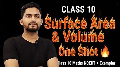 Surface Area & Volume One Shot 🔥 | Class 10 Maths NCERT + Exemplar | Complete Revision LIVE#cbse10