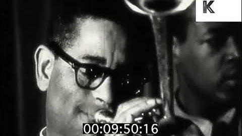 Dizzy Gillespie on Rhythm, Interview, Jazz Trumpet, 1960s USA | Premium Footage
