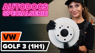 Hur byter man Bromsskiva AUDI COUPE (81, 85) - videoguide