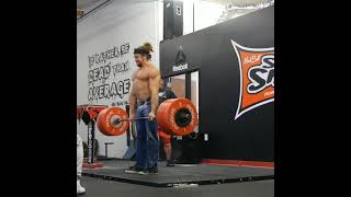 BODYBUILDER Jujimufu Deadlift to Back flip to Deadlift to Backflip 505 LBS | Simply GymMotivation