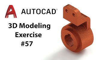 AutoCAD 3D Modeling - Exercise #57 - Basic to Advance in Hindi