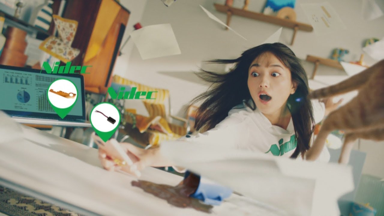 川口春奈 NIDEC (ニデック)「ニデックってなんなのさ？日常の裏で」篇 TVCM - YouTube