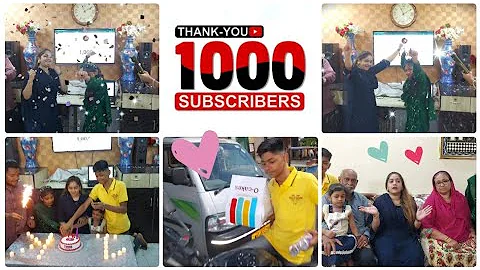 1000 Subscribers Completed 🎉🥳 Celebration Done 🎉🥳 | Shehnaaz Vlogs | #like #share #subscribe #vlog