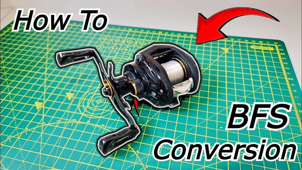 HOW TO Convert your Baitcaster into a BFS Reel in LESS THAN 10