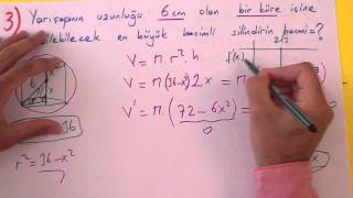 Türev Uygulamasi Soru Çözümü - Şenol Hoca