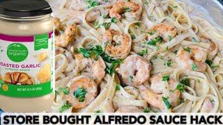 Best hack for creamy Alfredo using store bought sauce ~ Chyummy