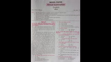 Class 10th English Model Paper | Annual Examination | Board exam 2024 #modelpaper #shots #viralshort