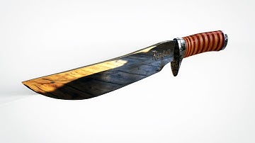 How to model a knife in Maya 2016