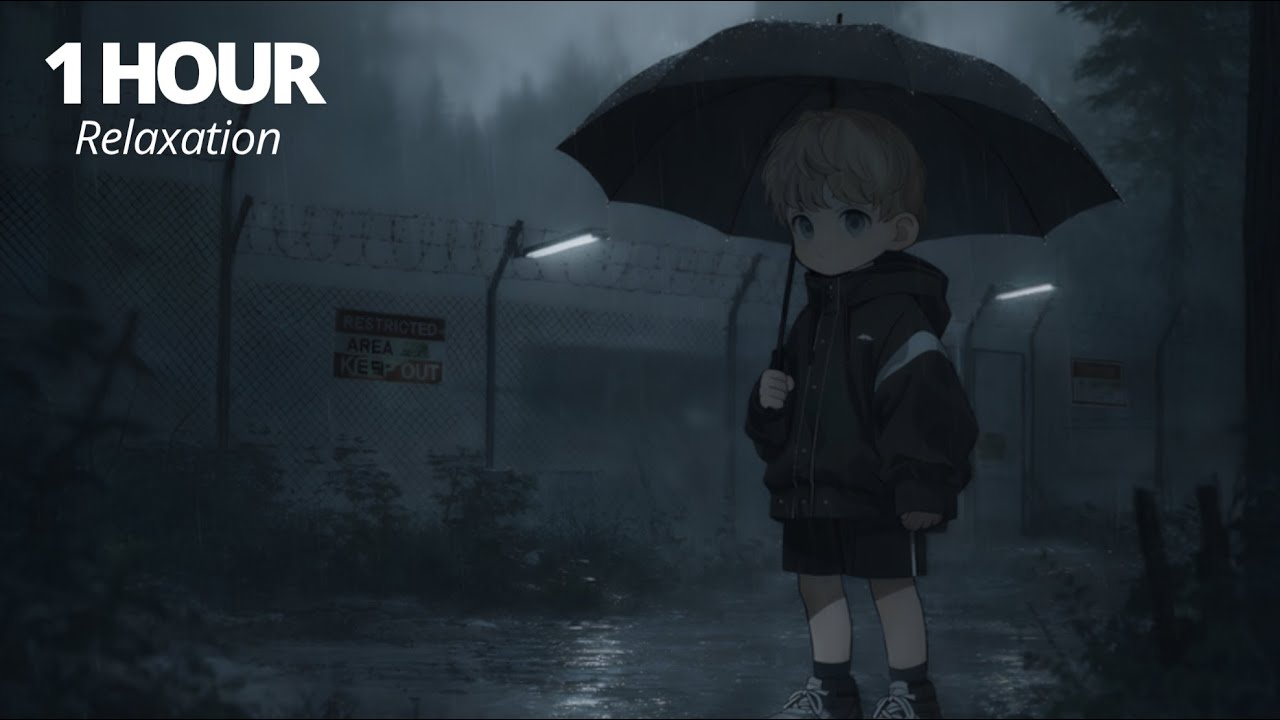 Lonely Night Rain Ambience 🌧️ | Calm, Peaceful, Emotional Sleep Music