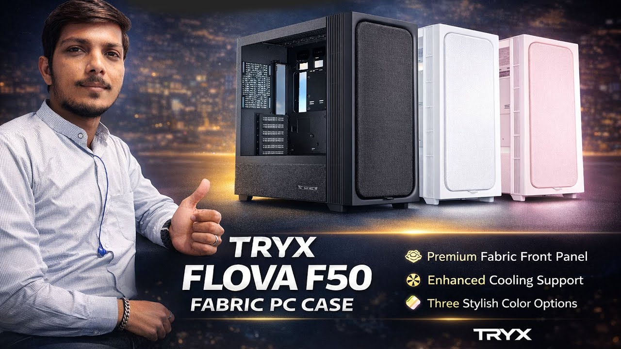 Выпущен корпус для ПК TRYX FLOVA F50 Fabric с регулируемым направлением воздушного потока — все п...