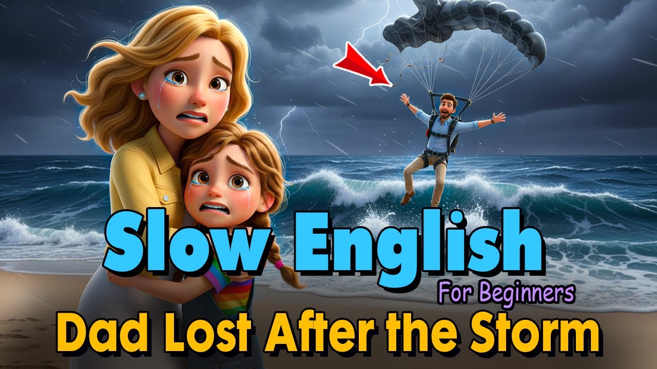 Dad Lost After the Storm | Easy English Listening Practice Story (A2 Level)