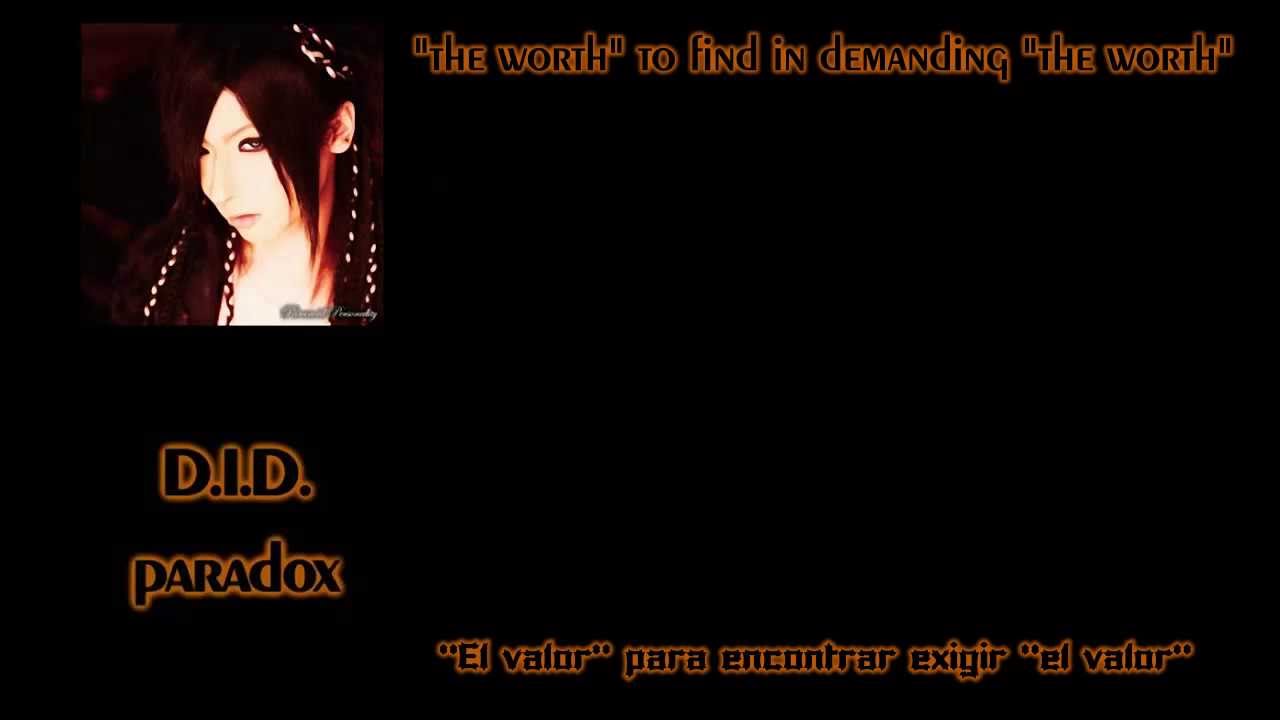 D.I.D. - Paradox [Sub Español]
