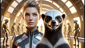 Ze maten moed - De mens bracht een honingdas mee HFY | SCIFI BESTE VERHALEN.