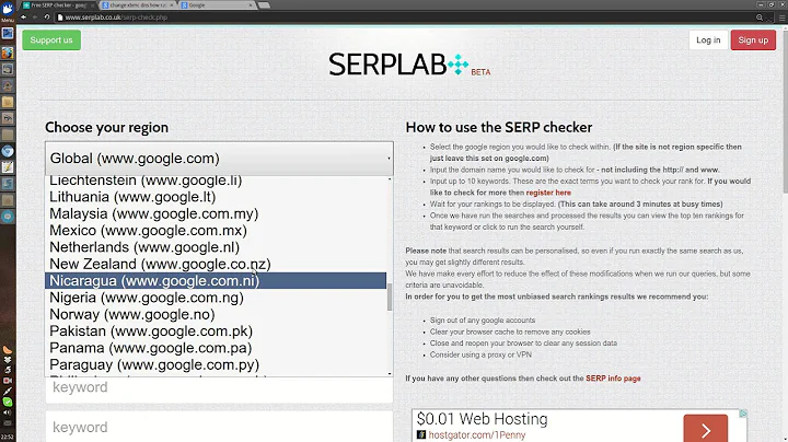 Google Search Ranking Checker Tool For Checking Google Search Engine Ranking