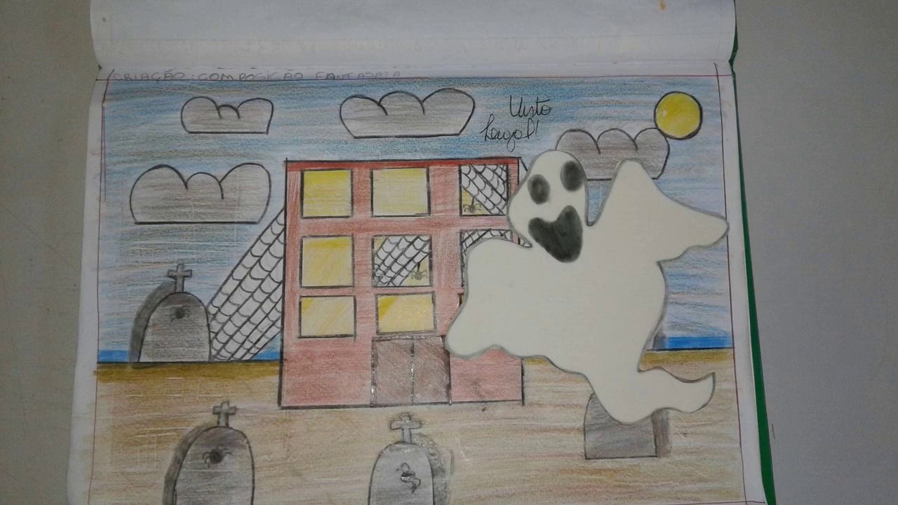 Coisa para aula de arte #16 – Desenho de Halloween