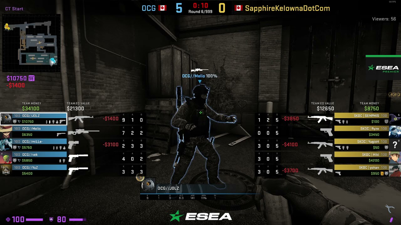 SKDC VS OCEANUS | MAP 2 | TRAIN | ESEA MDL SEASON 36 NORTH AMERICA