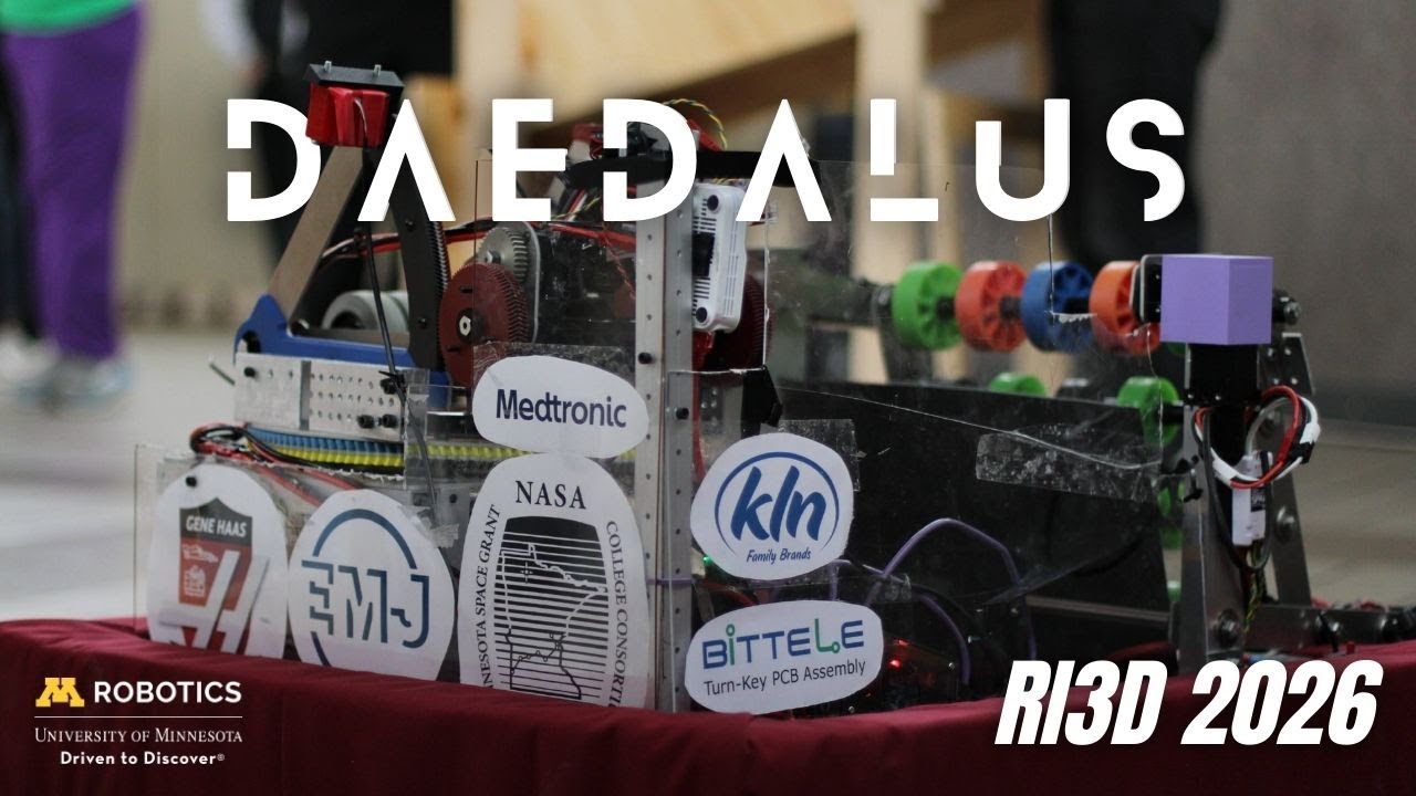 RI3D 2026 | Robot Reveal - Daedalus
