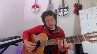 La scala giapponese Miyako-bushi sulla chitarra