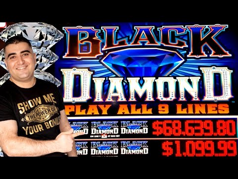Chasing $68,000 JACKPOT On High Limit Black Diamond ! $20 Max Bet Bonus On Ultimate Fire Link Slot