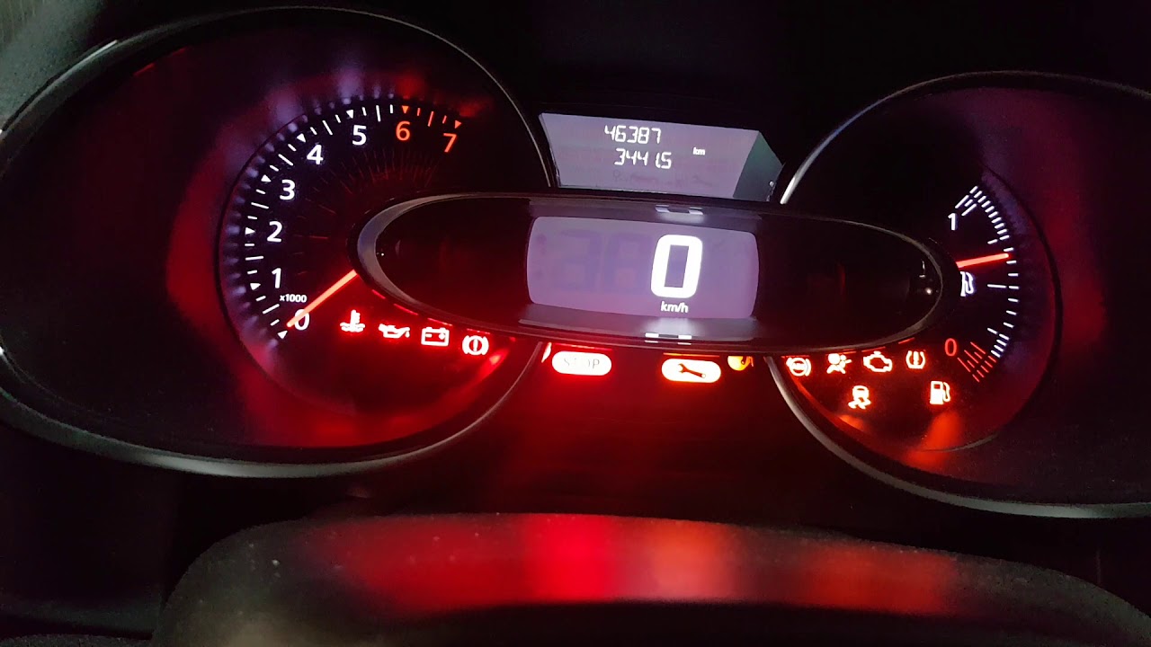Renault Clio Bj 2017Reifendruck Anzeige zurücksetzen YouTube