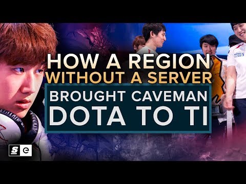 How a region without a server brought Caveman Dota to The International