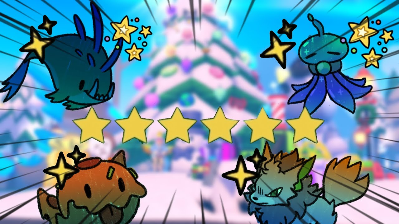 Encountering all Winter Event Tints Misprint 6 stars on 4 different doodle chains - Doodle World