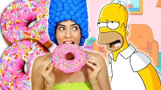 COMIDINHAS DE FILME: Donuts e Pretzels dos Simpsons! Paula Stephania