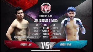 MIMMA 3 Contender Fight : Jace Law vs Vinod Dave