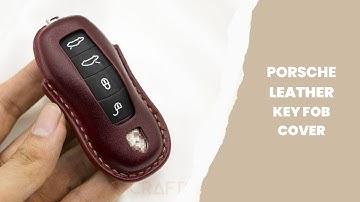 Porsche 911 718 Cayman Boxster Panamera Leather Key Fob Cover for - Installing Guide