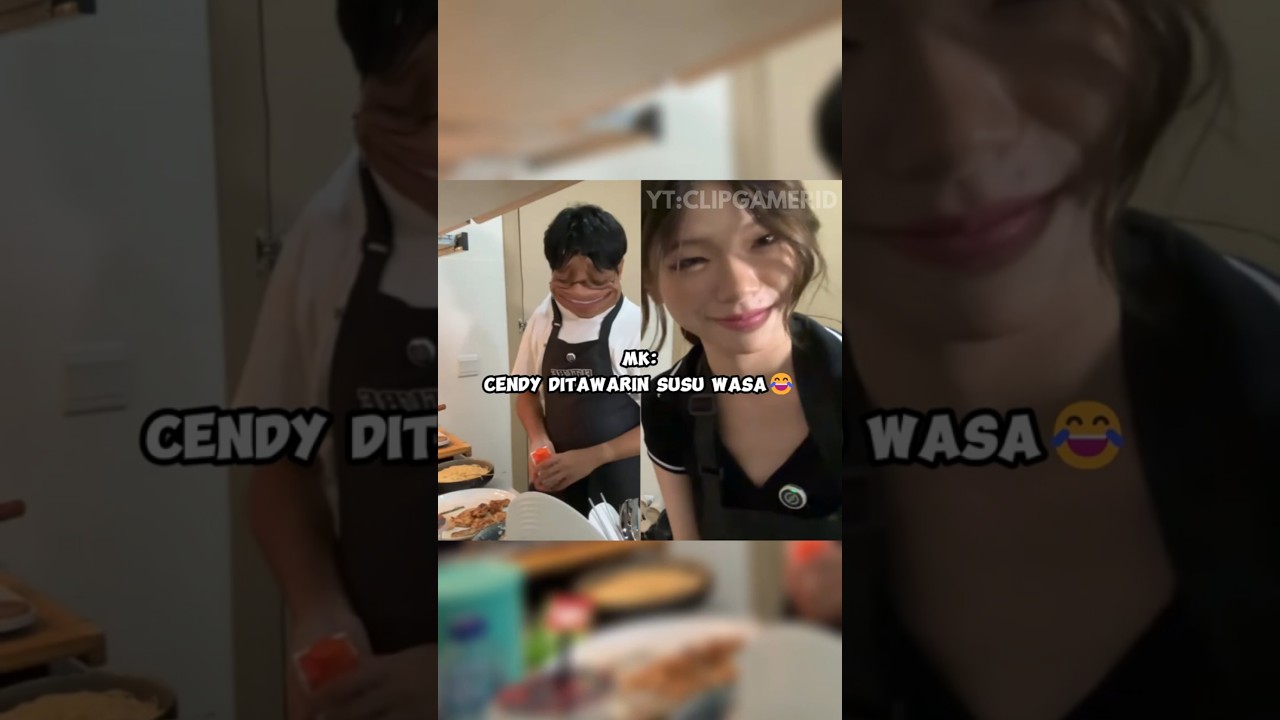 cendy wasa mau susu 😂 