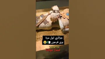 جزائري أول مرة يرى فرعون 