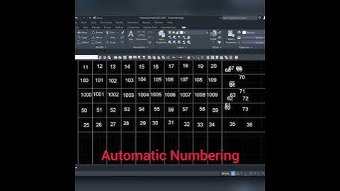 autocad lisp for automatic numbering