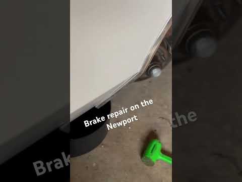 Brake repair on the Newport #automobile #mechanic #repairing #exhaust #car #hotrod