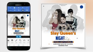 Night Party Poster Design In Android | Pixellab Tutorial | Jinsi Ya Kuediti Poster Ya Party Kwa Simu