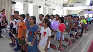 20180609 大新國小第59屆畢業典禮 - 唱畢業歌1