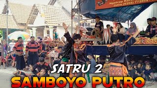 SATRU 2 Versi SAMBOYO PUTRO SUPER PEGONYA JARANAN INDONESIA  Live SonoAgeng Nganjuk Terbaru 2022