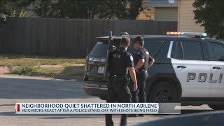 'I'm scared': North Abilene neighborhood's silence shattered during police standoff