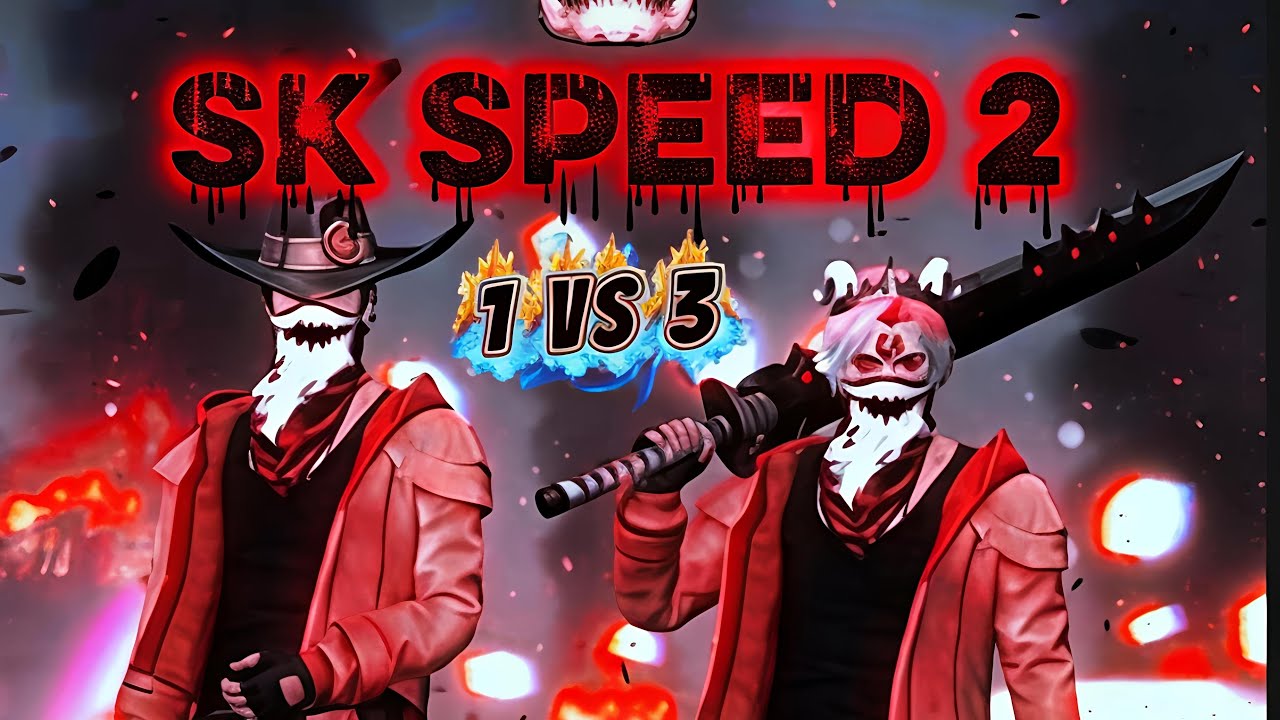 SK SPEED 2 😱 FREE FIRE LIVE 🔥🎮🔥😱 STREAM 1VS 3 😱 SUBSCRIBE SUPPORT KARO 🥺🎮😱