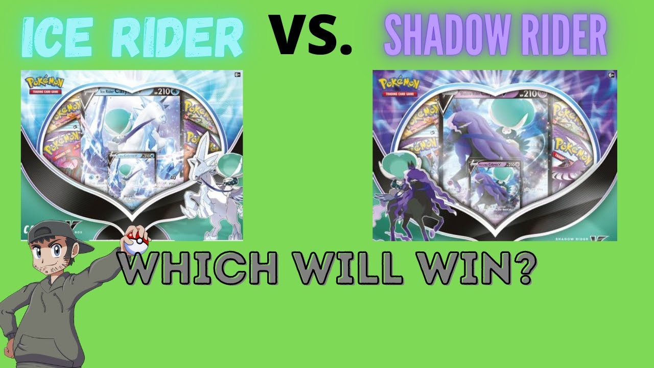 Ice Rider Calrex V Box VS. Shadow Rider Calyrex V Box! - YouTube