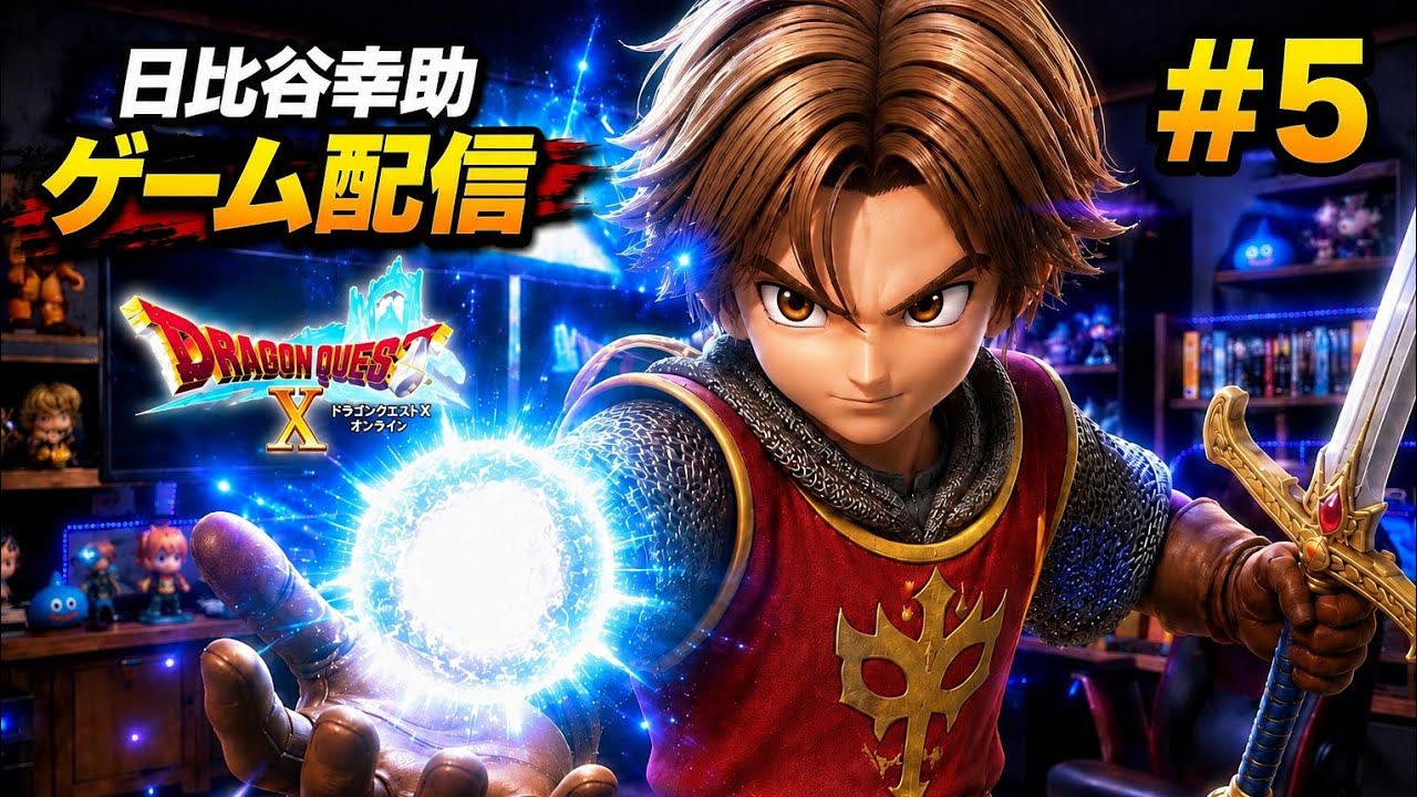 【DQ10】ストーリー進めと近況報告。日比谷幸助のゲーム配信#5