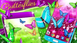 बहूत सुंदर ओर live Butterflies Wallpaper । Very interesting and live wallpaper   of Butterflies. screenshot 1
