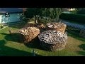 Preparing firewood - WOODPILE  - Timelapse - (28 hours effective working time) - gopro